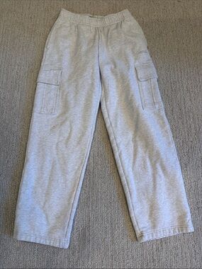 Aritzia Light Gray Cargo Sweatpants